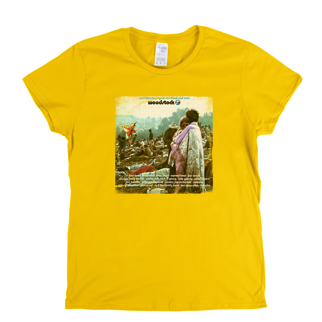 Woodstock Soundtrack Album Womens T-Shirt