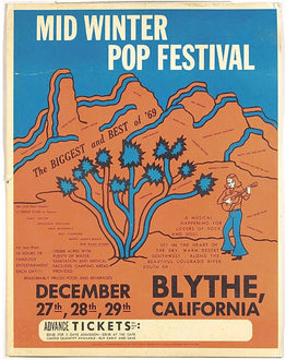 Mid Winter Pop Festival. Blythe, California 1969