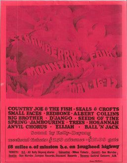 Strawberry Mountain Fair, Canada 1970