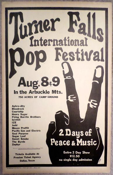 Turner Falls International Pop Festival August 1970
