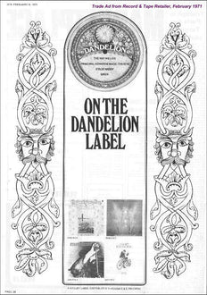 A Short History of Dandelion Records