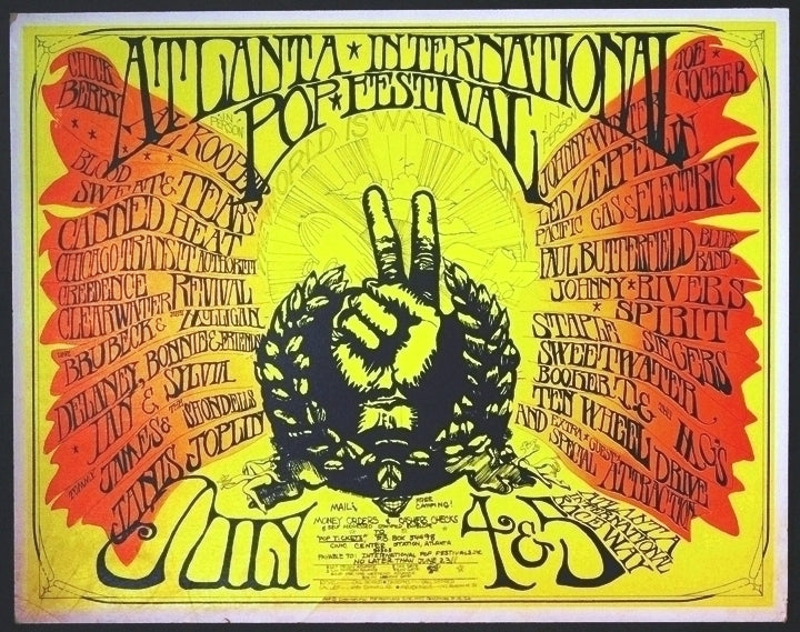 Atlanta Pop Festival July 1969