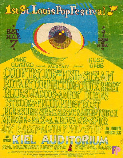 1st St. Louis Pop Festival, Kiel Auditorium, 1970