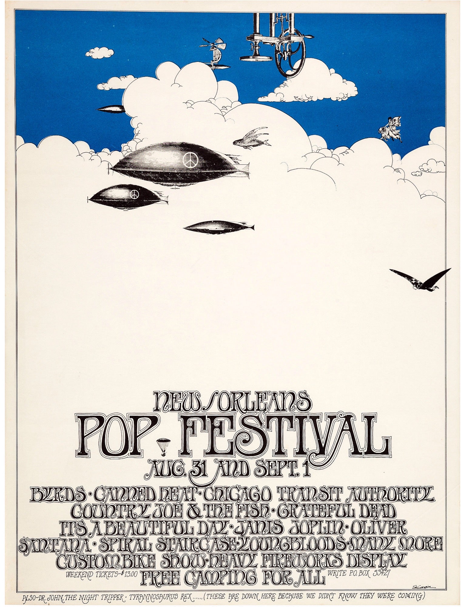New Orleans Pop Festival, Labor Day, 1969