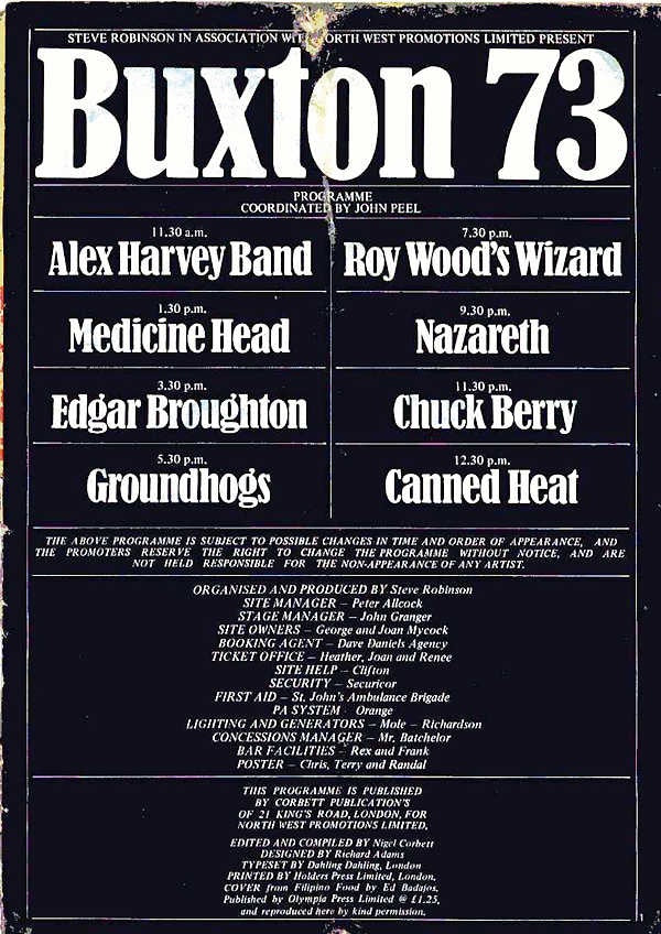 Buxton Festival, Derbyshire, UK 1973