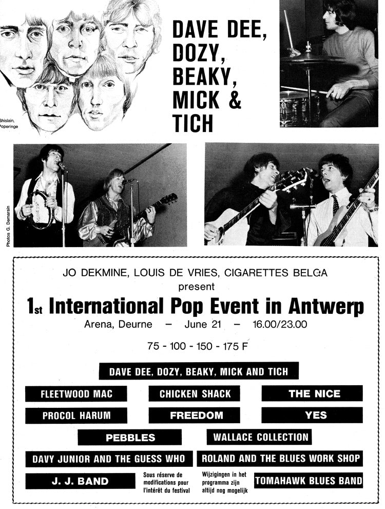 1st International Pop Event, Antwerp, Belgium 1969