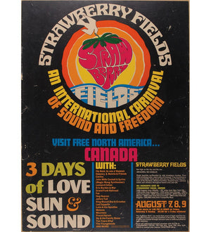 Strawberry Fields Festival, Ontario, Canada 1970