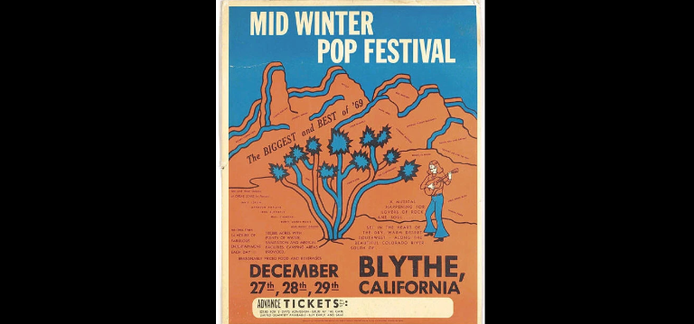 Counterculture History: Mid Winter Pop Festival. Blythe, California 1969