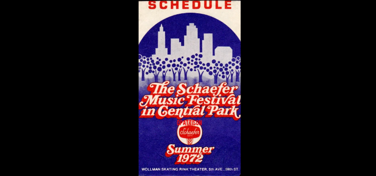 Schaefer Music Festival - Central Park, New York 1967-76