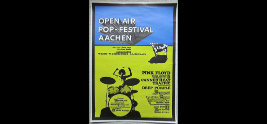 Counterculture History; Aachen Open Air Pop Festival, West Germany, July 1970