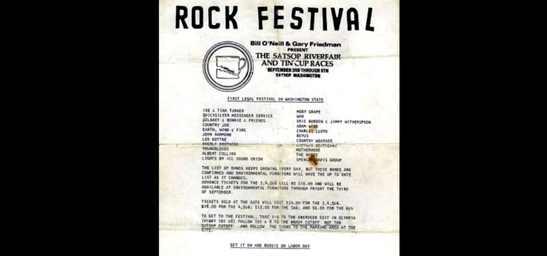 Counterculture History; The Satsop River Fair Washington 1971