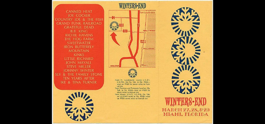 WINTERS END POP FESTIVAL - FLORIDA MARCH 27 -29, 1970