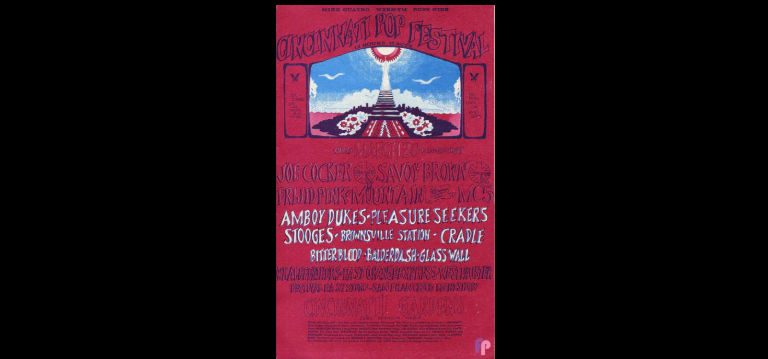 Counterculture History; Cincinnati Pop Festival March 1970