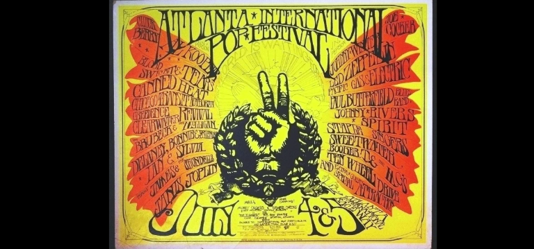 Counterculture History: Atlanta Pop Festival July 1969
