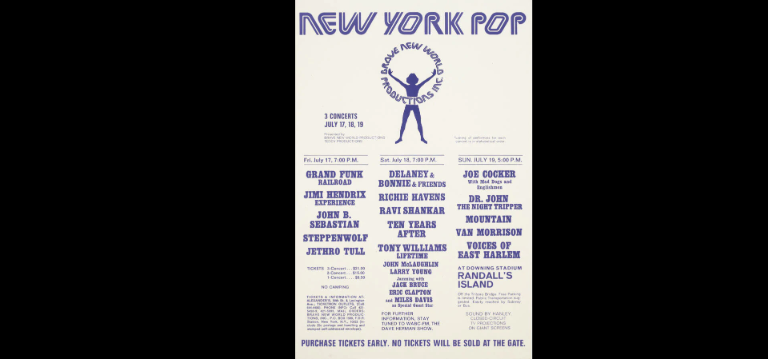 New York Pop Festival, Randall's Island 1970