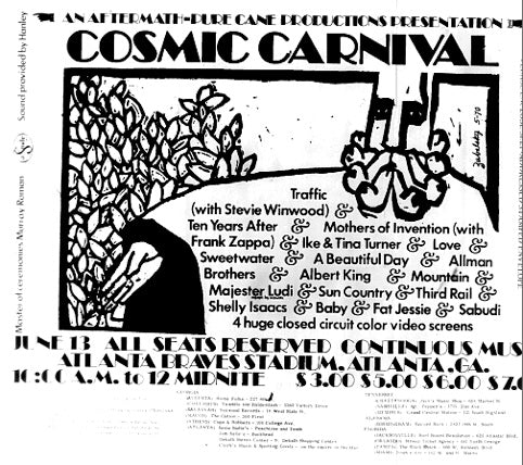 Cosmic Carnival, Atlanta 1970