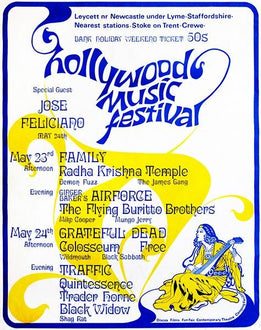 Hollywood Music Festival - Newcastle-under-Lyme, UK, May 1970