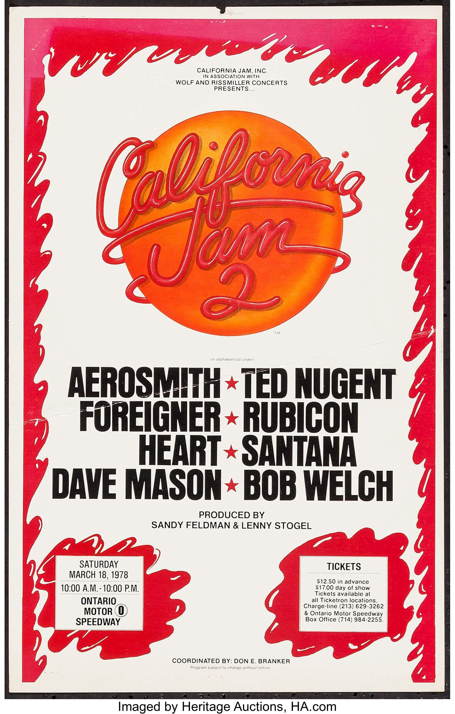 California Jam, Ontario, California 1978