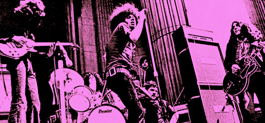 Ragged, raucous energy tearing through the early 70s...