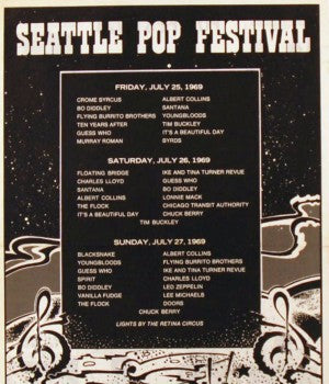 The Seattle Pop Festival 1969