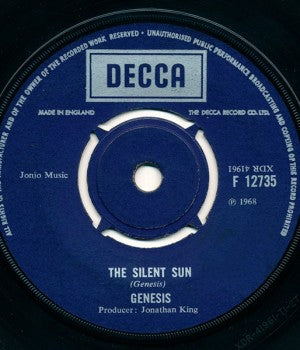 Genesis - The Silent Sun b/w That's Me