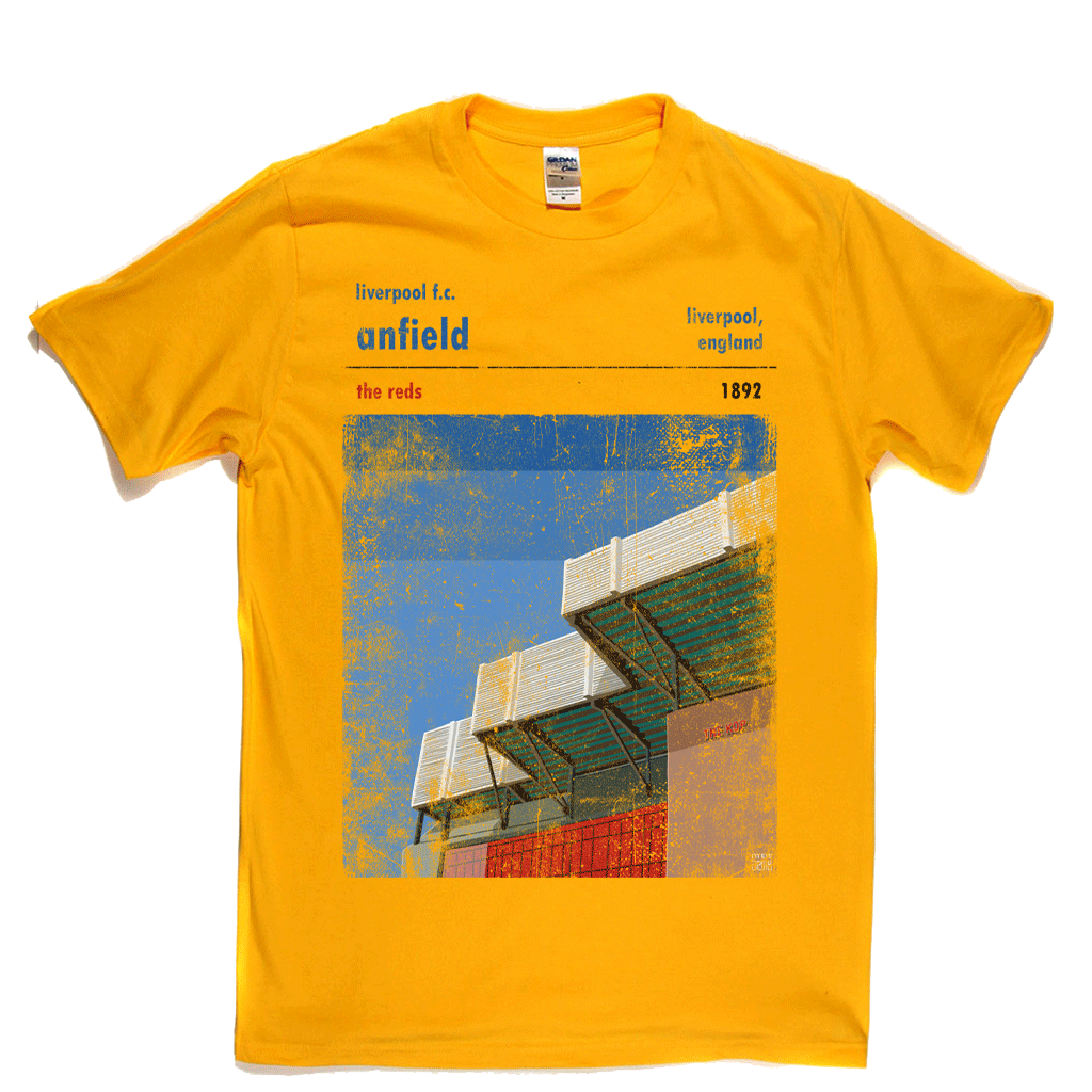 Anfield The Reds Poster Regular T-Shirt