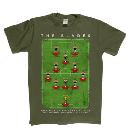 Sheffield United Championship Runners Up 2019 Poster Regular T-Shirt