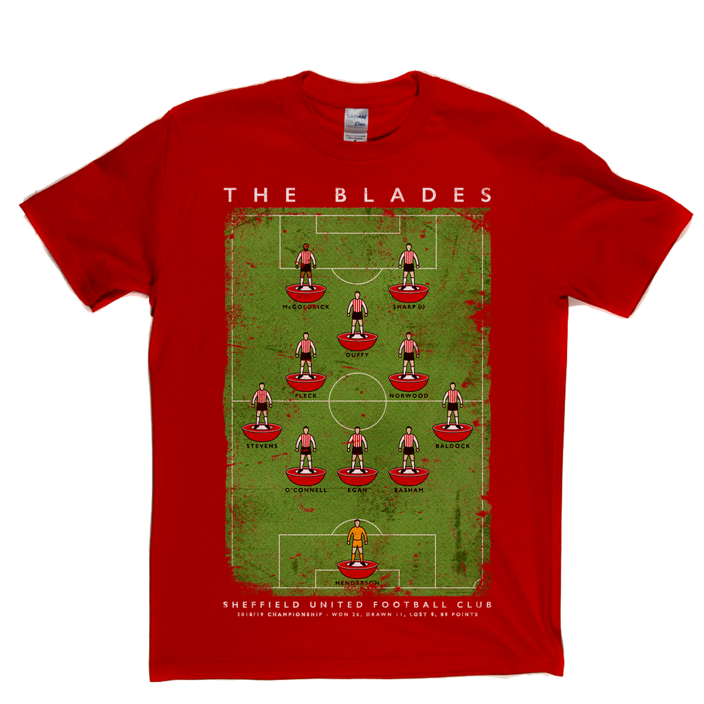 Sheffield United Championship Runners Up 2019 Poster Regular T-Shirt