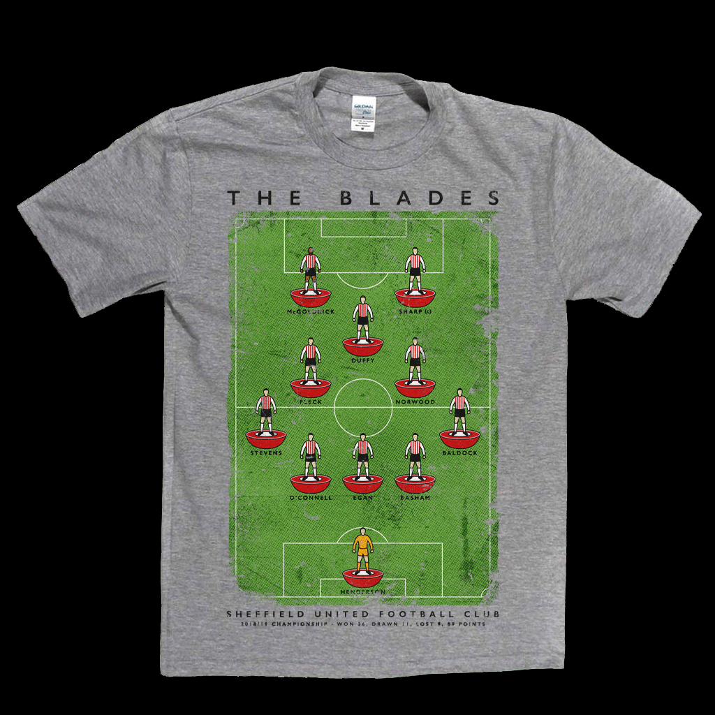 Sheffield United Championship Runners Up 2019 Poster Regular T-Shirt