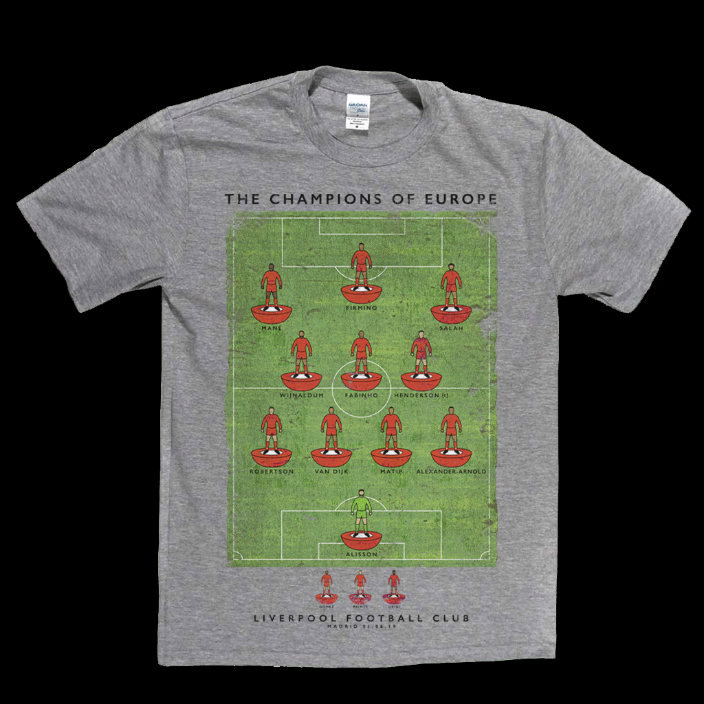 Liverpool European Champions 2019 Regular T-Shirt