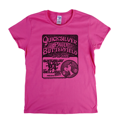 Quicksilver Paul Butterfield Poster Womens T-Shirt