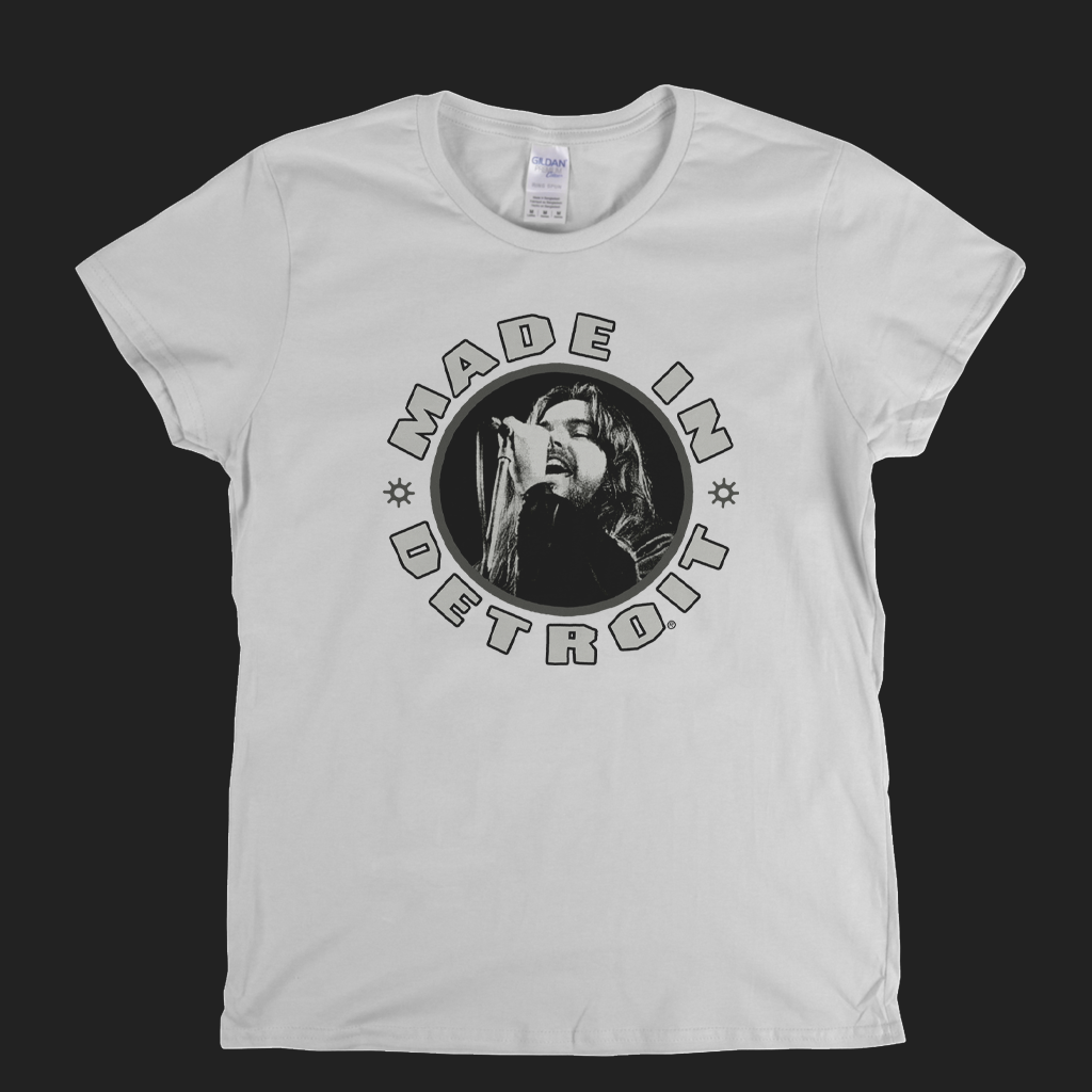 Bob Seger Made In Detroit Womens T-Shirt