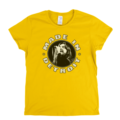 Bob Seger Made In Detroit Womens T-Shirt