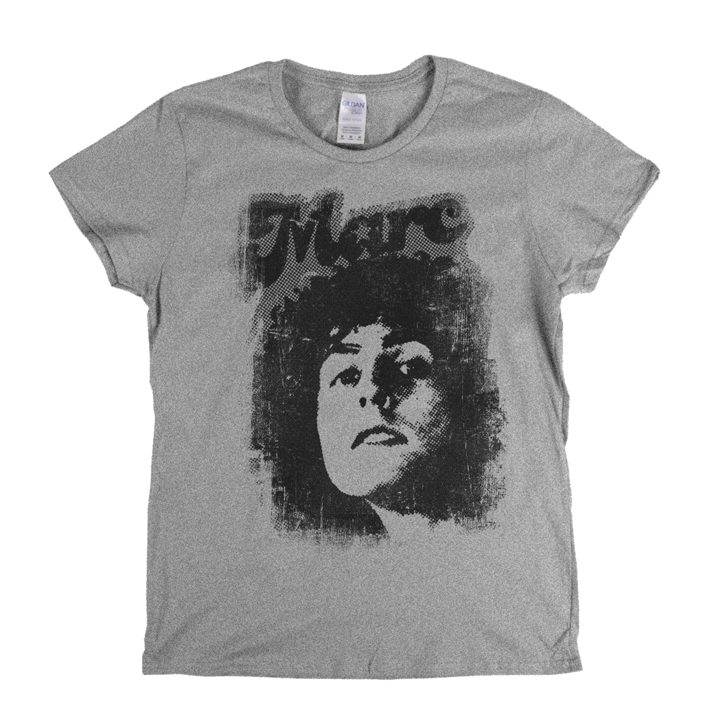 Marc Bolan Distressed Womens T-Shirt