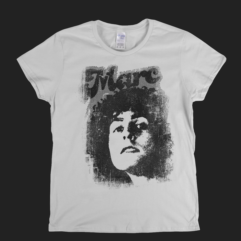 Marc Bolan Distressed Womens T-Shirt