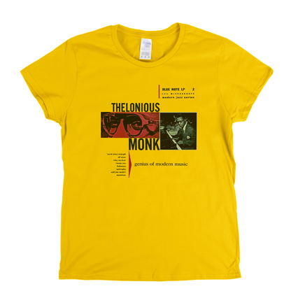 Thelonious Monk Genius Of Modern Music Womens T-Shirt
