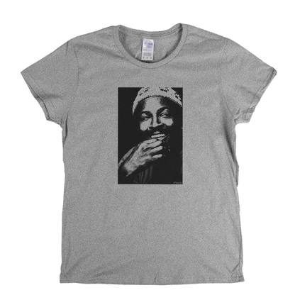 Marvin Gaye Portrait Womens T-Shirt