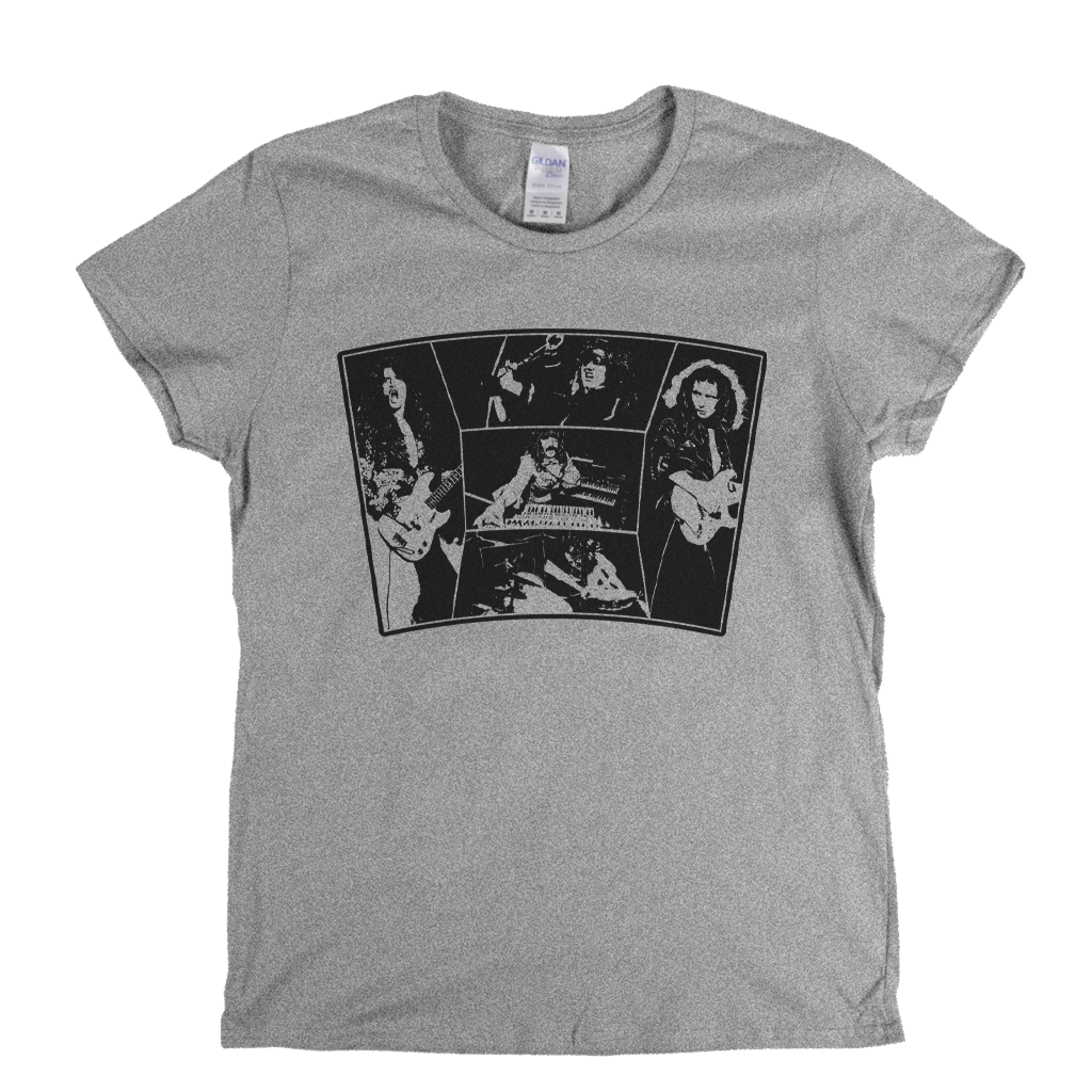 Deep Purple In Action Womens T-Shirt