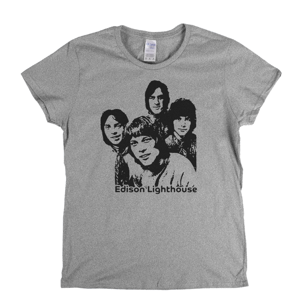 Portrait Of Edison Lighthouse Womens T-Shirt