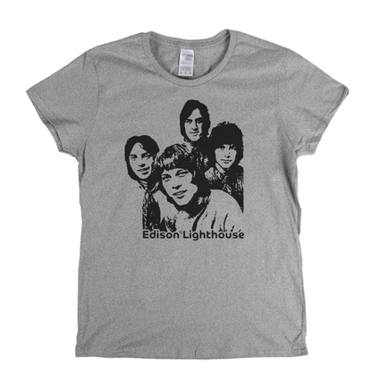 Portrait Of Edison Lighthouse Womens T-Shirt