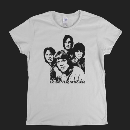 Portrait Of Edison Lighthouse Womens T-Shirt