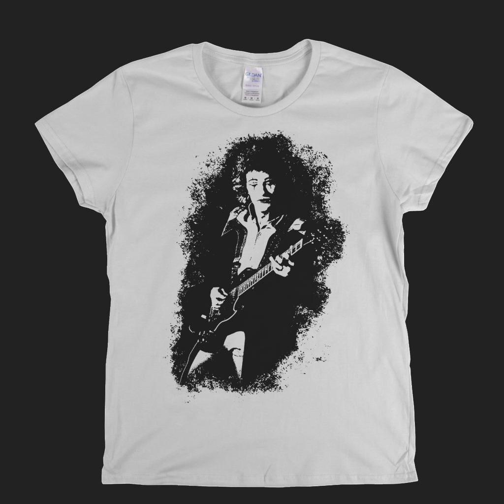Zal Cleminson Live Guitar Womens T-Shirt