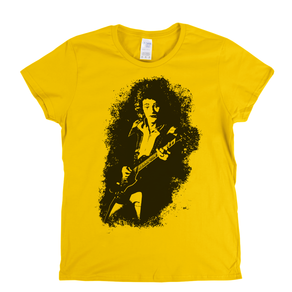 Zal Cleminson Live Guitar Womens T-Shirt