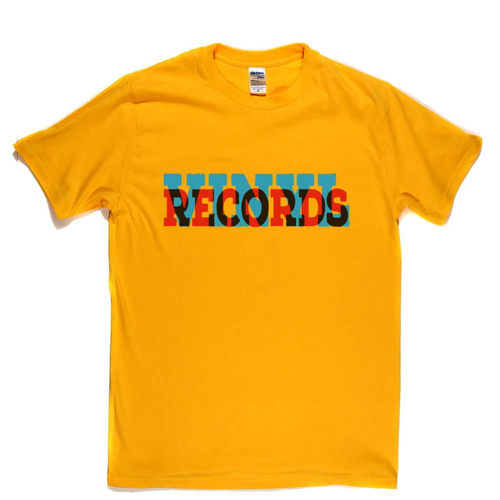 Vinyl Records Banner T-Shirt
