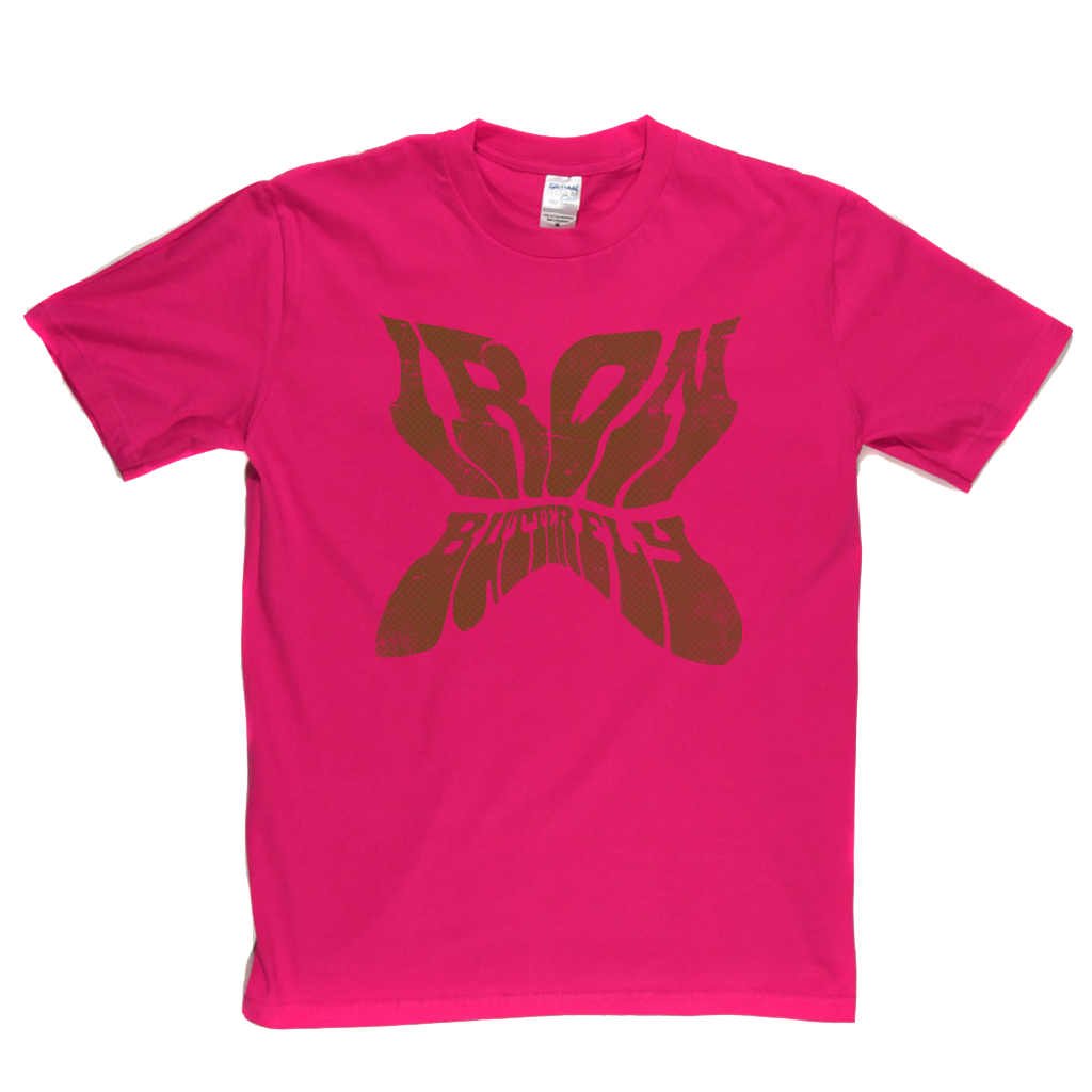 Iron Butterfly Shaped Text T-Shirt