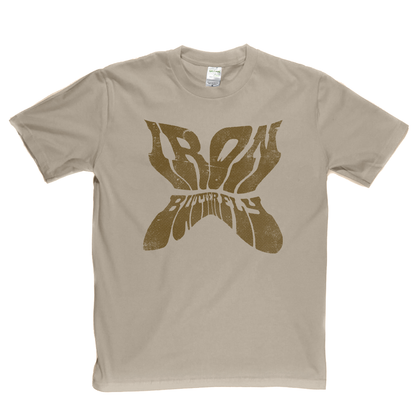 Iron Butterfly Shaped Text T-Shirt