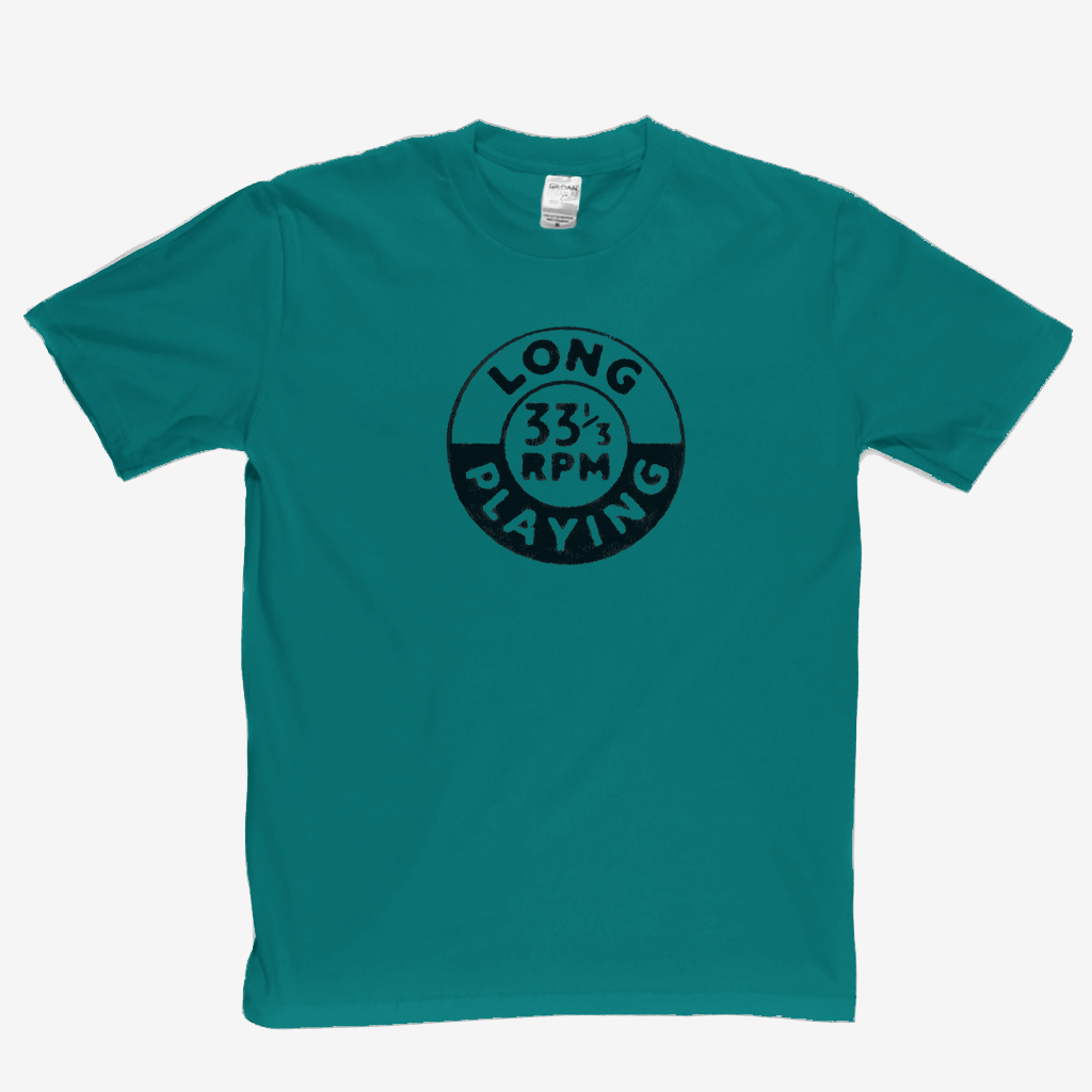 Long Playing 33 Badge T-Shirt