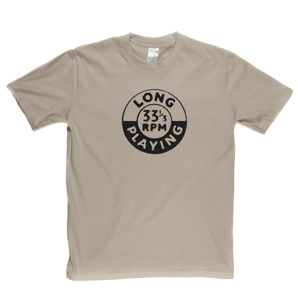 Long Playing 33 Badge T-Shirt