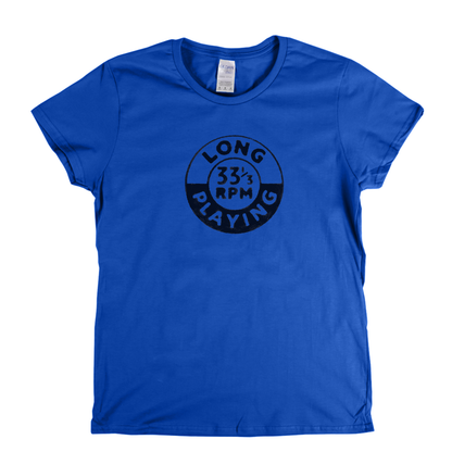 Long Playing 33 Badge Womens T-Shirt