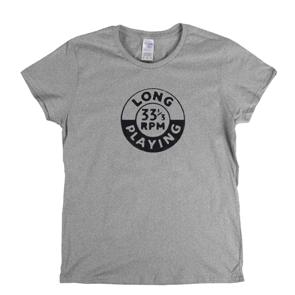 Long Playing 33 Badge Womens T-Shirt
